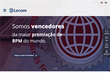 Tablet Screenshot of lecom.com.br
